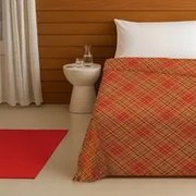 Trapuntino 1 piazza e mezza scozzese rossa