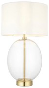 Endon 99292 - Lampada da tavolo dimmerabile KELDA 1xE27/10W/230V crema/oro