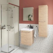 Struttura colonna bagno Remix rovere naturale L 30 x H 115 x P 33 cm