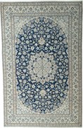 Nain Tappeto persiano 300x470 Blu (Iran) Annodato A Mano