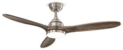 Ventilatore con struttura in metallo. cromo spazzolato