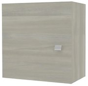 Pensile bagno 45 cm rovere grigio anta reversibile