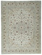 Kashan Tappeto 300 x 400 Beige (Iran) Annodato A Mano