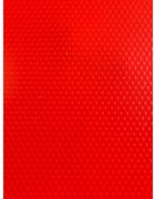 Tappeto bollettato rosso in Pvc h. 1mt