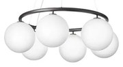 Nuura - Miira 6 Circolare Lampadario Rock Grey/Bianco Opale Nuura