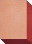 Tappeto in lana a pelo corto tessuto a mano Tekla Box