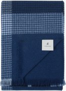 Plaid in lana merino Black Light