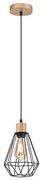 Brilagi - Lampadario a sospensione con filo WOODY BASKET 1xE27/60W/230V quercia