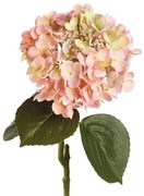 L'ocanera fiore decorativo Ortensia rosa h 63 set 4 pezzi