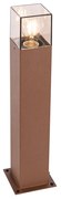 Lampada da terra per esterni industriale marrone ruggine 50 cm IP44 - Denmark