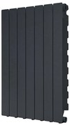 Radiatore acqua calda PRODIGE MODERN in alluminio, 7 elementi, interasse 800 mm, ardesia/slate-grey