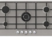 Piano cottura 5 fuochi L 86 cm PC90 AV SCHOCK grigio tortora griglie in acciaio smaltato