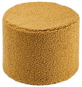 Pouf per bambini marrone con rivestimento in bouclé – Wigiwama