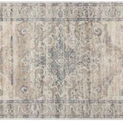 Tappeto Giorgia Medallion orientale beige, L 150 x L 80 cm