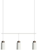 Herstal - Edge Trio Lampada a Sospensione White Herstal