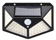 Lampada solare da parete LED 1W 3,7V 6500K IP44 con sensore e batteria 1200 mAh