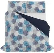 Parure copripiumino matrimoniale blu Soffioni Datex