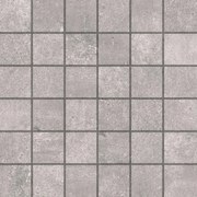 Mosaico in gres porcellanato Volcano Grey grigio L 30 x L 30 cm