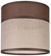 Paralume di ricambio ANDREA E27 Ø16 cm marrone/beige