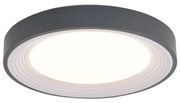 Plafoniera moderna grigia con bianco 38cm incl. LED dimmerabile RGB - Kanton