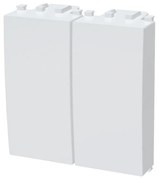 Tappo Falso Polo bianco compatibile anche con Vimar Plana 2 pezzi