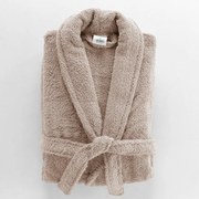 Accappatoio marrone chiaro in cotone M Tendresse – douceur d'intérieur