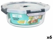 Porta pranzo Ermetico Quttin Rotonda 1,3 L (6 Unità)