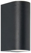 Zuma Line SJ20210-2W- Applique da esterno HARMONIA 2xGU10/35W/230V IP44 nero