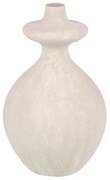 Vaso Crema Ceramica Sabbia 21 x 21 x 38 cm