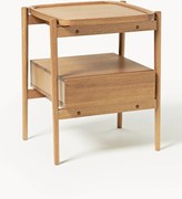 Comodino in legno di quercia Libby