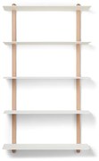 GEJST - Nivo Shelf Large E Azzurro Quercia/Bianco