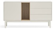 Cassettiera color crema 140x76x40 cm Corvo – Teulat