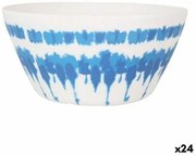 Insalatiera Santa Clara Tie-Dye Azzurro Bianco Melammina (24 Unità)