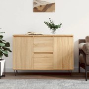 Credenza rovere sonoma 104x35x70 cm in legno multistrato