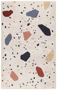 Tappeto color crema lavabile 120x180 cm Cracked Terrazzo – Mila Home