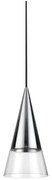 Ideal Lux - Lampadario LED a sospensione con filo CONO 1xGU10/7W/230V diametro 15 cm cromo