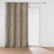 Tenda marrone chiaro in ciniglia 140x260 cm Leo – douceur d'intérieur