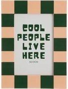 Portafoto 10x15 cm Cool People rosa verde