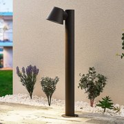 Lampioncino da giardino Ileyna Lindby, dimmerabile, Nero, Metallo, Moderno, Lampada da esterni