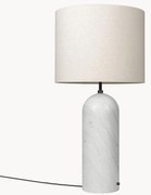 Lampada da terra con luce regolabile e base in marmo Gravity, alt. 120 cm