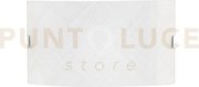 Applique a parete vector vetro bianco lucido e decori grigi 2 luci ...