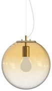 Ideal Lux - Lampadario a sospensione con filo MAPA 1xE27/42W/230V diametro 30 cm oro/fumé