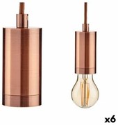 Lampadario Bronce Metallo 60 W 9,5 x 9,5 x 9,7 cm (6 Unità)