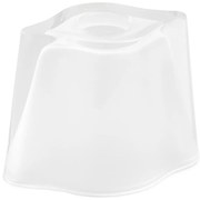 Vetro di ricambio per lampadario E14 9,5x12 cm bianco