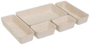 Set di organizer per cassetti in tessuto 5 pz – Casa Selección