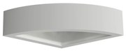 Applique in Gesso Pitturabile Angolare per Angolo 90°, 2 Lampade G9 Colore del corpo Pitturabile