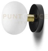 Mose lampada da parete o soffitto struttura nera particolari ottone...