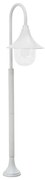 Lampione Da Giardino E27 120 Cm Alluminio Bianco /