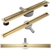 Canalina di scarico Rea Neo Slim Mirror Gold Pro 50