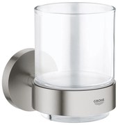GROHE 41194DC0 - Bicchiere con supporto START, in acciaio inox